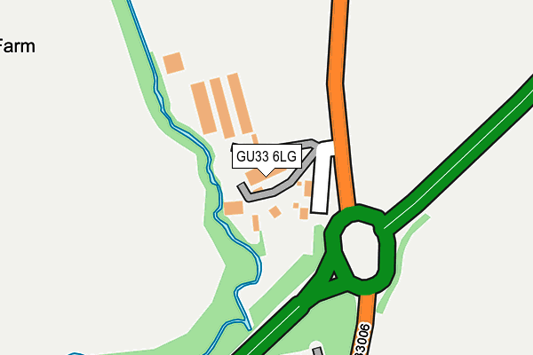 GU33 6LG map - OS OpenMap – Local (Ordnance Survey) GU33 6LG map - OS OpenMap – Local (Ordnance Survey)
