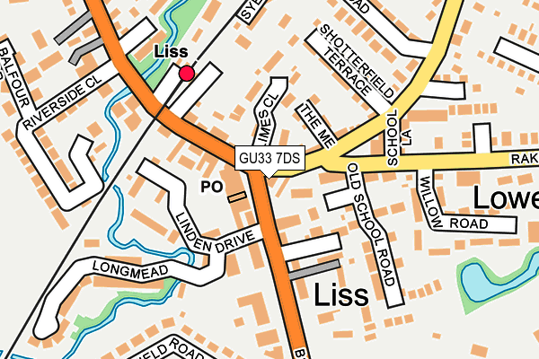 GU33 7DS map - OS OpenMap – Local (Ordnance Survey) GU33 7DS map - OS OpenMap – Local (Ordnance Survey)