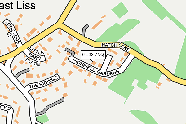GU33 7NQ map - OS OpenMap – Local (Ordnance Survey) GU33 7NQ map - OS OpenMap – Local (Ordnance Survey)