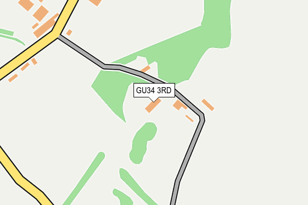 GU34 3RD map - OS OpenMap – Local (Ordnance Survey) GU34 3RD map - OS OpenMap – Local (Ordnance Survey)