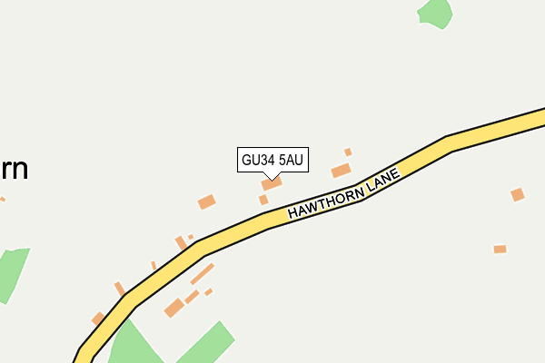 GU34 5AU map - OS OpenMap – Local (Ordnance Survey) GU34 5AU map - OS OpenMap – Local (Ordnance Survey)
