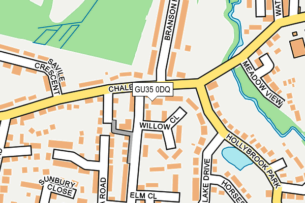 GU35 0DQ map - OS OpenMap – Local (Ordnance Survey) GU35 0DQ map - OS OpenMap – Local (Ordnance Survey)