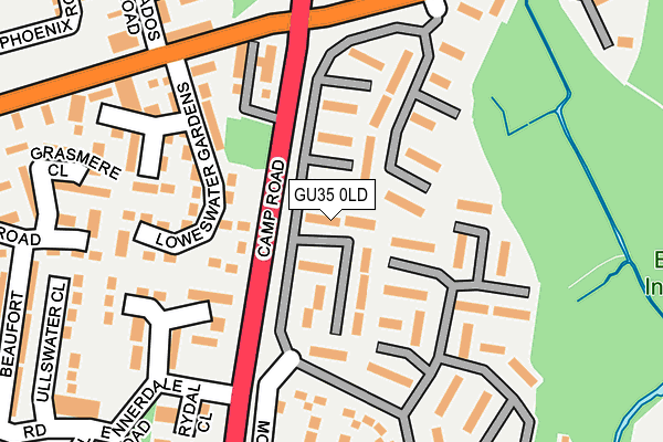 GU35 0LD map - OS OpenMap – Local (Ordnance Survey) GU35 0LD map - OS OpenMap – Local (Ordnance Survey)
