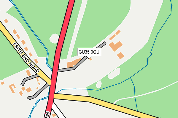 GU35 0QU map - OS OpenMap – Local (Ordnance Survey) GU35 0QU map - OS OpenMap – Local (Ordnance Survey)