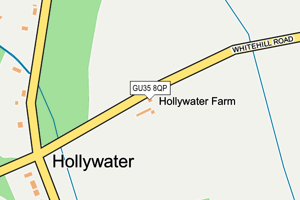 GU35 8QP map - OS OpenMap – Local (Ordnance Survey) GU35 8QP map - OS OpenMap – Local (Ordnance Survey)