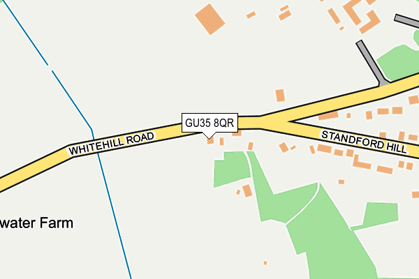 GU35 8QR map - OS OpenMap – Local (Ordnance Survey) GU35 8QR map - OS OpenMap – Local (Ordnance Survey)