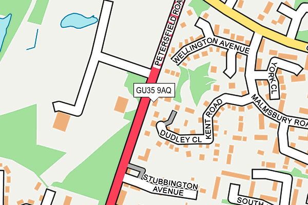 GU35 9AQ map - OS OpenMap – Local (Ordnance Survey) GU35 9AQ map - OS OpenMap – Local (Ordnance Survey)