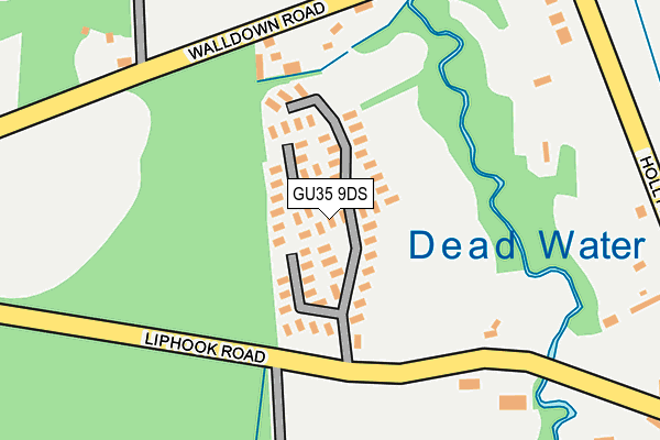 GU35 9DS map - OS OpenMap – Local (Ordnance Survey) GU35 9DS map - OS OpenMap – Local (Ordnance Survey)