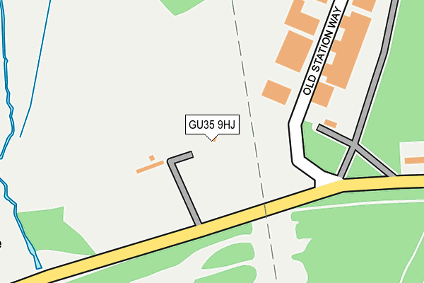 GU35 9HJ map - OS OpenMap – Local (Ordnance Survey) GU35 9HJ map - OS OpenMap – Local (Ordnance Survey)