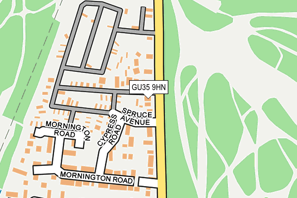 GU35 9HN map - OS OpenMap – Local (Ordnance Survey)