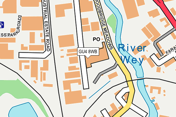 GU4 8WB map - OS OpenMap – Local (Ordnance Survey) GU4 8WB map - OS OpenMap – Local (Ordnance Survey)