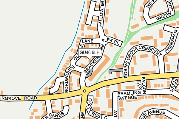 GU46 6LH map - OS OpenMap – Local (Ordnance Survey) GU46 6LH map - OS OpenMap – Local (Ordnance Survey)