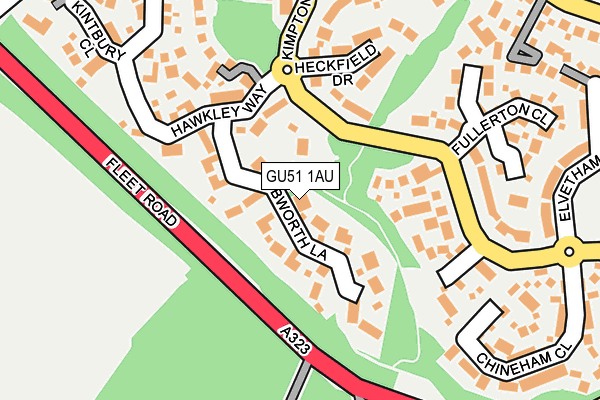 GU51 1AU map - OS OpenMap – Local (Ordnance Survey) GU51 1AU map - OS OpenMap – Local (Ordnance Survey)