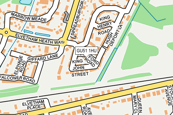 GU51 1HU map - OS OpenMap – Local (Ordnance Survey) GU51 1HU map - OS OpenMap – Local (Ordnance Survey)