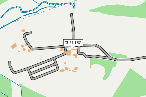 GU51 1RG map - OS OpenMap – Local (Ordnance Survey) GU51 1RG map - OS OpenMap – Local (Ordnance Survey)