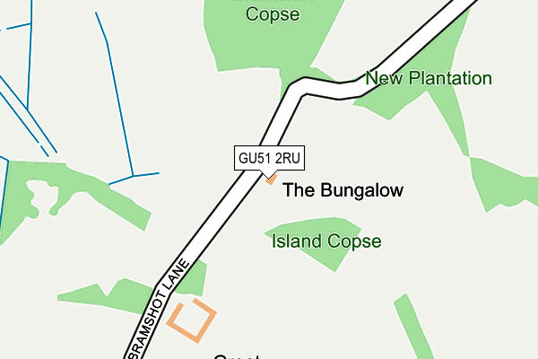 GU51 2RU map - OS OpenMap – Local (Ordnance Survey) GU51 2RU map - OS OpenMap – Local (Ordnance Survey)