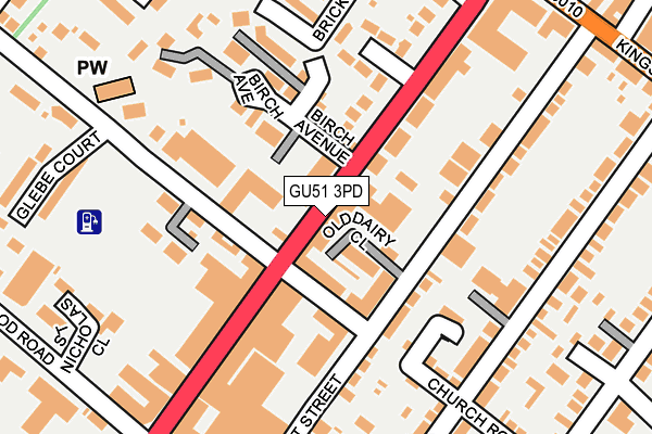 GU51 3PD map - OS OpenMap – Local (Ordnance Survey) GU51 3PD map - OS OpenMap – Local (Ordnance Survey)