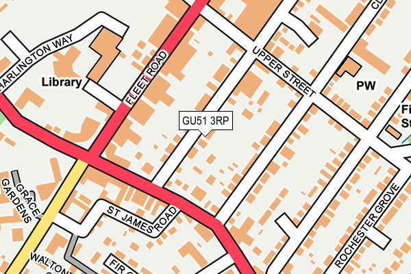 GU51 3RP map - OS OpenMap – Local (Ordnance Survey) GU51 3RP map - OS OpenMap – Local (Ordnance Survey)