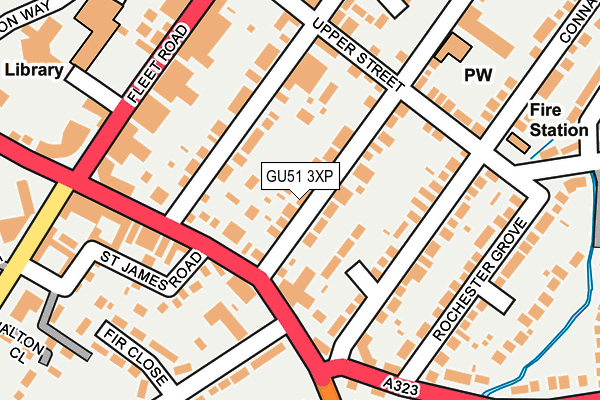 GU51 3XP map - OS OpenMap – Local (Ordnance Survey) GU51 3XP map - OS OpenMap – Local (Ordnance Survey)