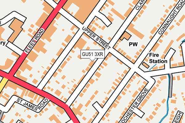 GU51 3XR map - OS OpenMap – Local (Ordnance Survey) GU51 3XR map - OS OpenMap – Local (Ordnance Survey)