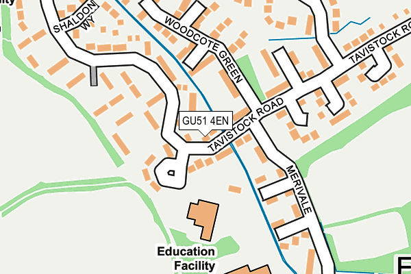 GU51 4EN map - OS OpenMap – Local (Ordnance Survey) GU51 4EN map - OS OpenMap – Local (Ordnance Survey)