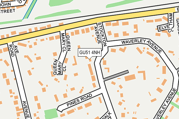 GU51 4NH map - OS OpenMap – Local (Ordnance Survey) GU51 4NH map - OS OpenMap – Local (Ordnance Survey)