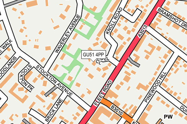 GU51 4PP map - OS OpenMap – Local (Ordnance Survey) GU51 4PP map - OS OpenMap – Local (Ordnance Survey)
