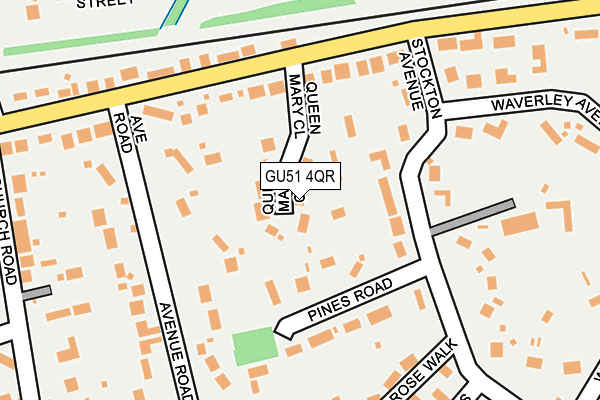 GU51 4QR map - OS OpenMap – Local (Ordnance Survey) GU51 4QR map - OS OpenMap – Local (Ordnance Survey)
