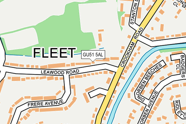 GU51 5AL map - OS OpenMap – Local (Ordnance Survey) GU51 5AL map - OS OpenMap – Local (Ordnance Survey)