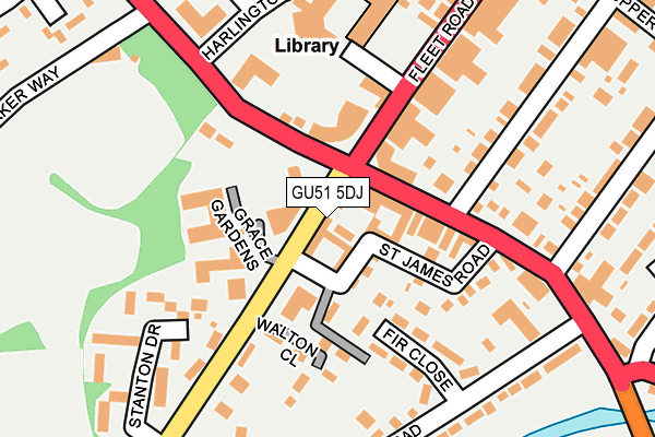 GU51 5DJ map - OS OpenMap – Local (Ordnance Survey) GU51 5DJ map - OS OpenMap – Local (Ordnance Survey)