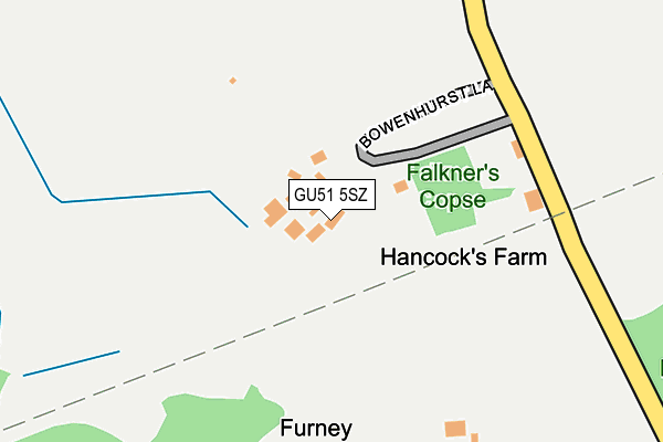 GU51 5SZ map - OS OpenMap – Local (Ordnance Survey) GU51 5SZ map - OS OpenMap – Local (Ordnance Survey)