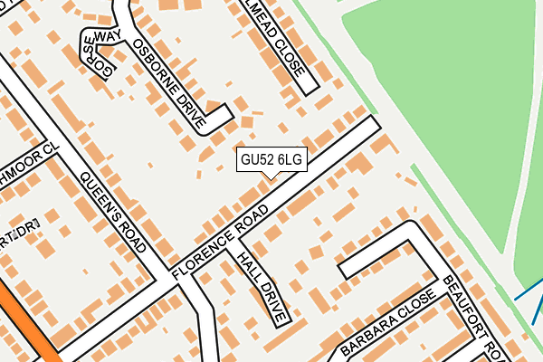 GU52 6LG map - OS OpenMap – Local (Ordnance Survey) GU52 6LG map - OS OpenMap – Local (Ordnance Survey)