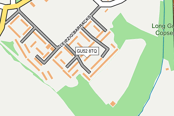 GU52 8TQ map - OS OpenMap – Local (Ordnance Survey) GU52 8TQ map - OS OpenMap – Local (Ordnance Survey)
