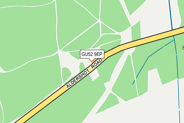 GU52 9EP map - OS OpenMap – Local (Ordnance Survey) GU52 9EP map - OS OpenMap – Local (Ordnance Survey)