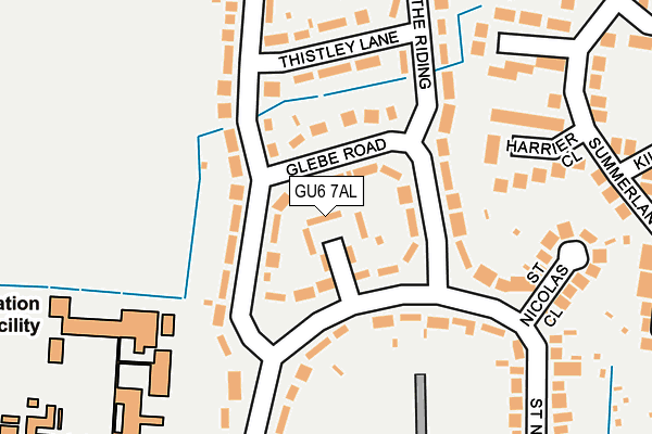 GU6 7AL map - OS OpenMap – Local (Ordnance Survey) GU6 7AL map - OS OpenMap – Local (Ordnance Survey)