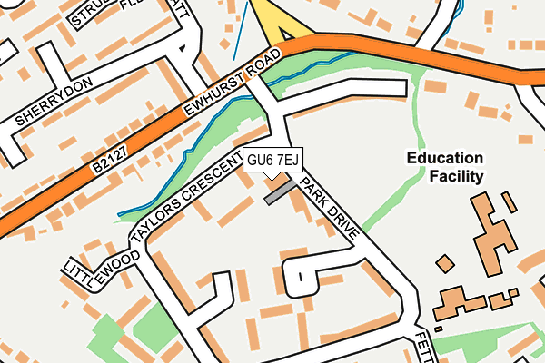 GU6 7EJ map - OS OpenMap – Local (Ordnance Survey) GU6 7EJ map - OS OpenMap – Local (Ordnance Survey)