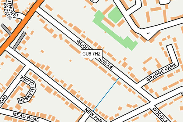 GU6 7HZ map - OS OpenMap – Local (Ordnance Survey) GU6 7HZ map - OS OpenMap – Local (Ordnance Survey)