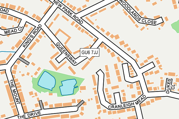GU6 7JJ map - OS OpenMap – Local (Ordnance Survey) GU6 7JJ map - OS OpenMap – Local (Ordnance Survey)