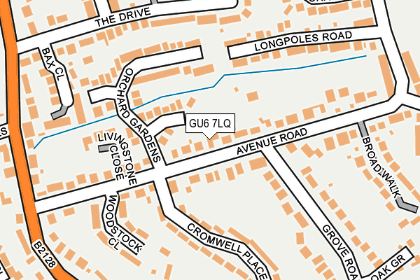 GU6 7LQ map - OS OpenMap – Local (Ordnance Survey) GU6 7LQ map - OS OpenMap – Local (Ordnance Survey)
