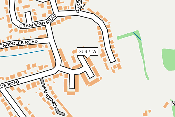 GU6 7LW map - OS OpenMap – Local (Ordnance Survey) GU6 7LW map - OS OpenMap – Local (Ordnance Survey)