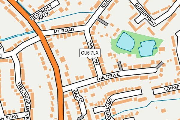 GU6 7LX map - OS OpenMap – Local (Ordnance Survey) GU6 7LX map - OS OpenMap – Local (Ordnance Survey)