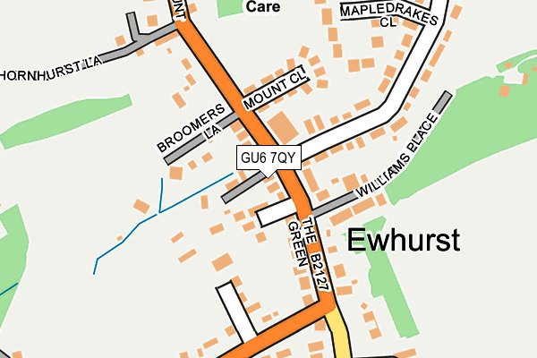 GU6 7QY map - OS OpenMap – Local (Ordnance Survey)