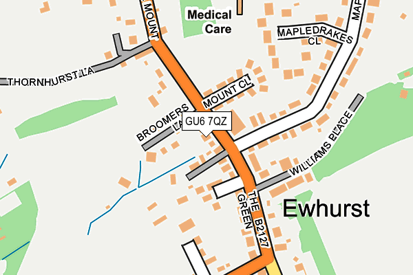 GU6 7QZ map - OS OpenMap – Local (Ordnance Survey) GU6 7QZ map - OS OpenMap – Local (Ordnance Survey)