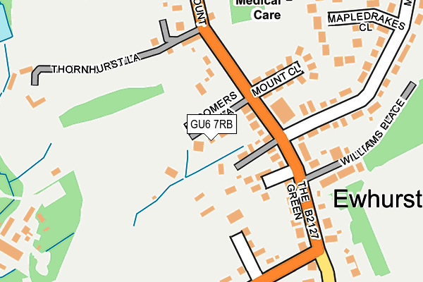 GU6 7RB map - OS OpenMap – Local (Ordnance Survey) GU6 7RB map - OS OpenMap – Local (Ordnance Survey)