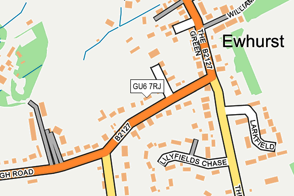 GU6 7RJ map - OS OpenMap – Local (Ordnance Survey) GU6 7RJ map - OS OpenMap – Local (Ordnance Survey)