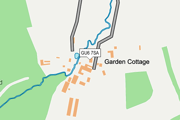 GU6 7SA map - OS OpenMap – Local (Ordnance Survey) GU6 7SA map - OS OpenMap – Local (Ordnance Survey)