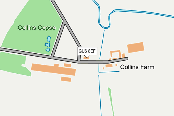GU6 8EF map - OS OpenMap – Local (Ordnance Survey) GU6 8EF map - OS OpenMap – Local (Ordnance Survey)