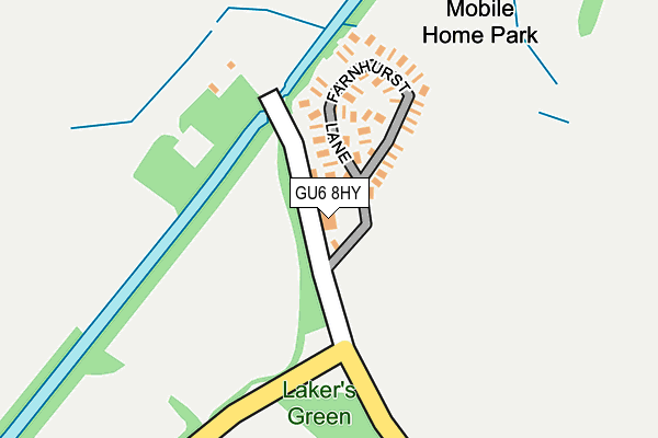 GU6 8HY map - OS OpenMap – Local (Ordnance Survey) GU6 8HY map - OS OpenMap – Local (Ordnance Survey)
