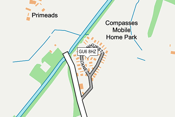 GU6 8HZ map - OS OpenMap – Local (Ordnance Survey) GU6 8HZ map - OS OpenMap – Local (Ordnance Survey)