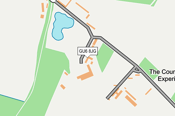 GU6 8JG map - OS OpenMap – Local (Ordnance Survey) GU6 8JG map - OS OpenMap – Local (Ordnance Survey)